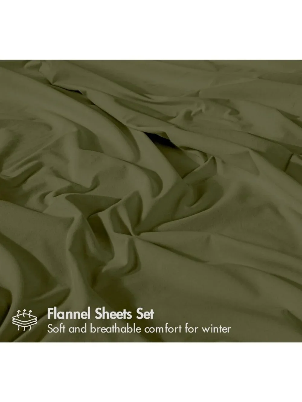 Ultra Soft Flannel Queen Sheet Set - Cozy 15